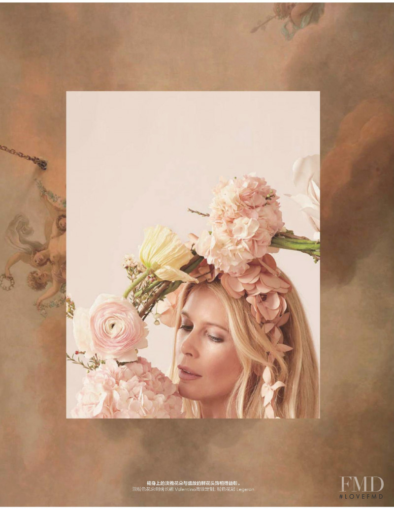Claudia Schiffer featured in Couture Perfection, May 2019