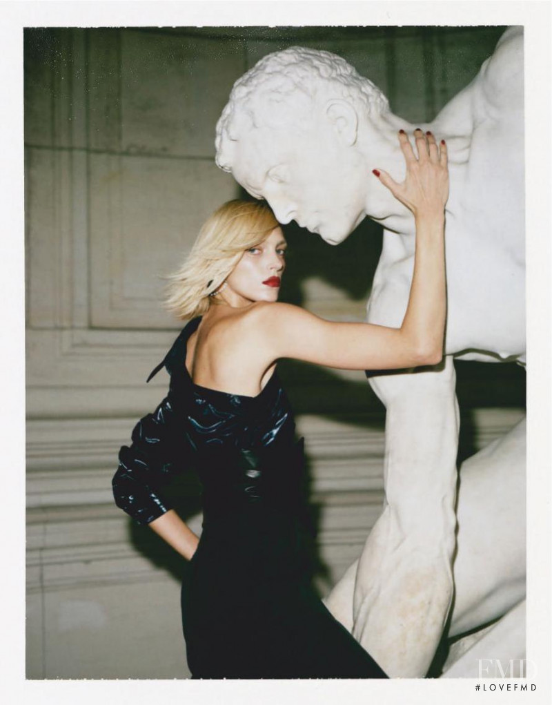 Anja Rubik featured in Noir Imperial, May 2019