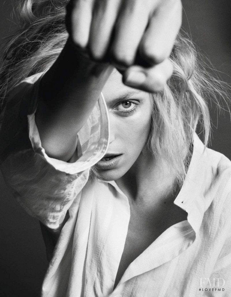 Anja Rubik featured in Noir Imperial, May 2019