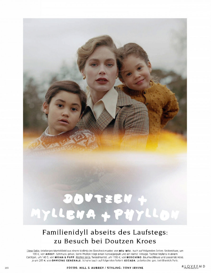 Doutzen Kroes featured in Doutzen + Myllena + Phyllon, May 2019