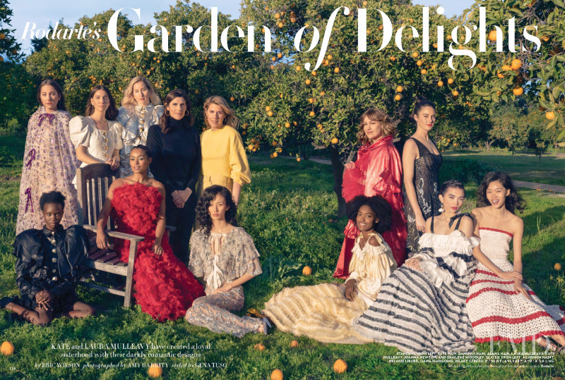 Layla Ong featured in Rodarte\'s Garden of Delights, April 2019