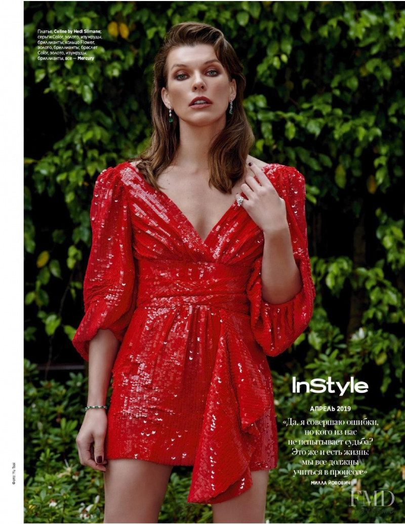 Milla Jovovich featured in Milla, April 2019