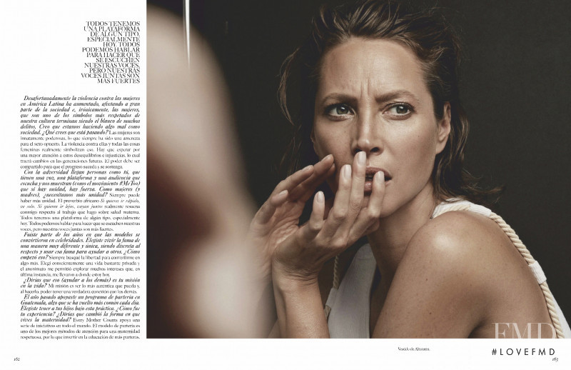 Christy Turlington featured in Punto De Vista: Christy Turlington, May 2019