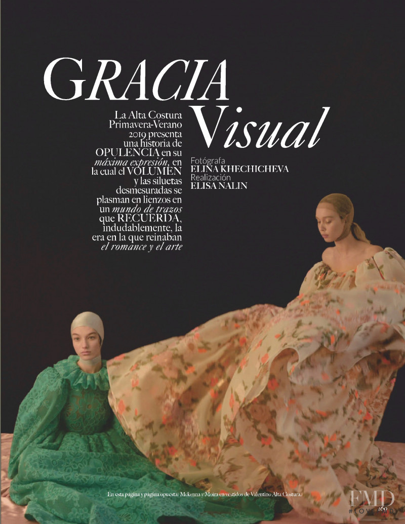 McKenna Hellam featured in Gracia  Visual, May 2019