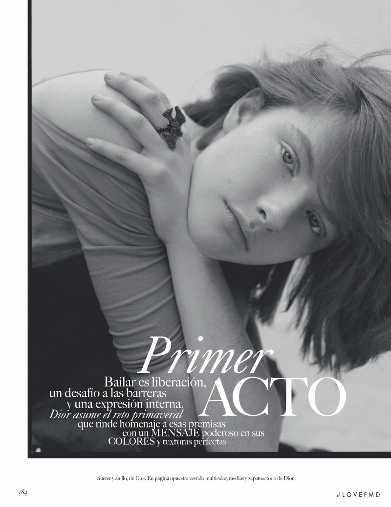 Edwina Preston featured in Primer Acto, May 2019