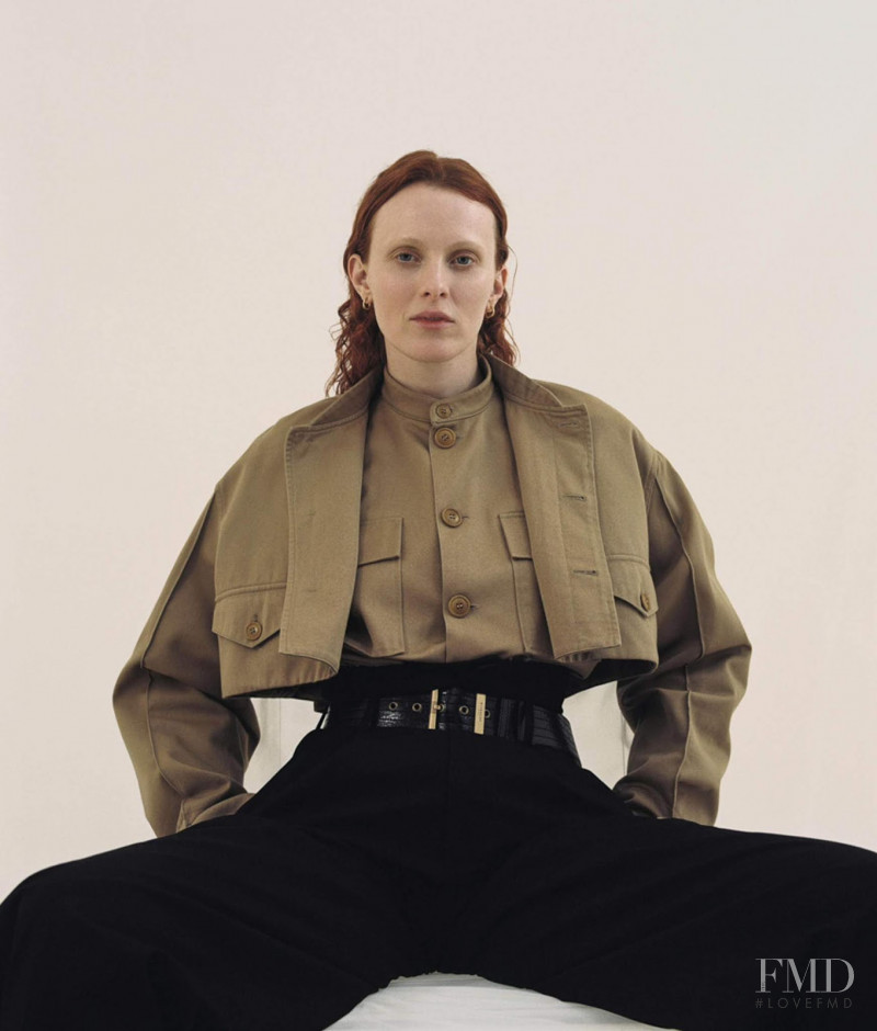 Karen Elson featured in Modern Classic Khaki, May 2019