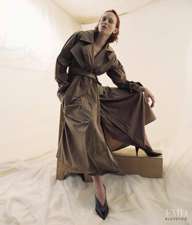 Karen Elson featured in Modern Classic Khaki, May 2019