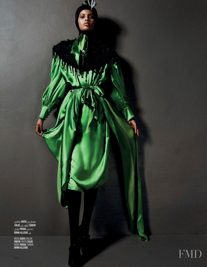 Halima Aden featured in A New Perspective, April 2019