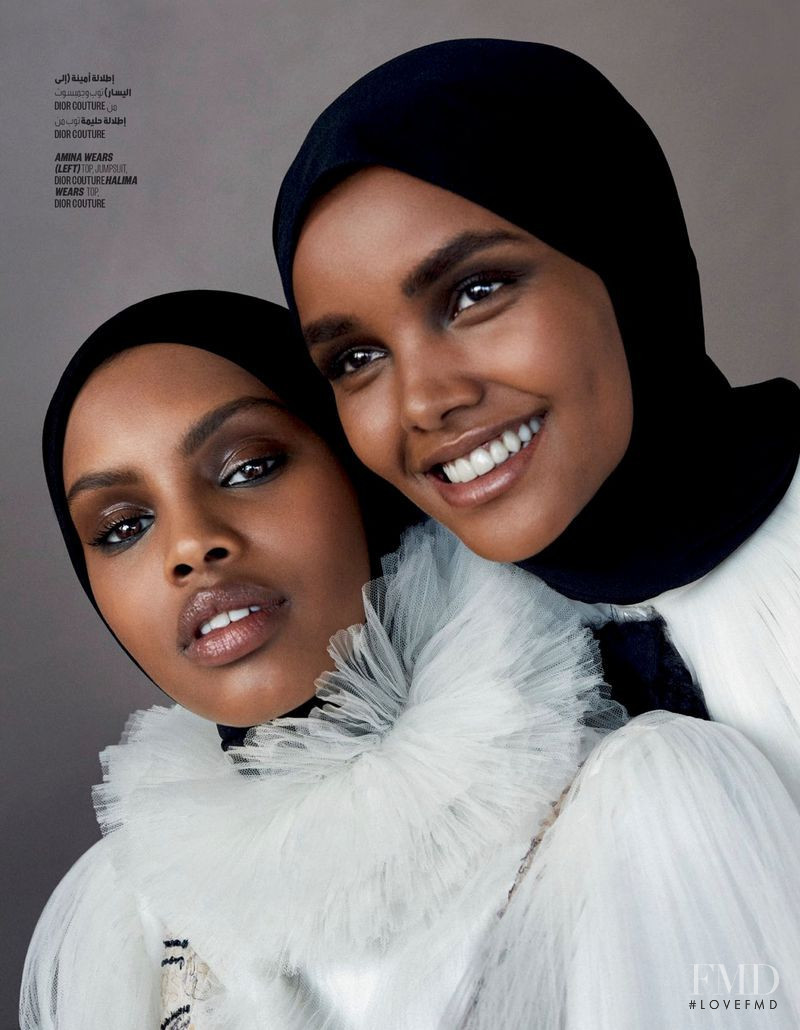 Halima Aden featured in A New Perspective, April 2019