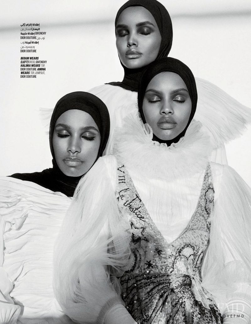 Halima Aden featured in A New Perspective, April 2019