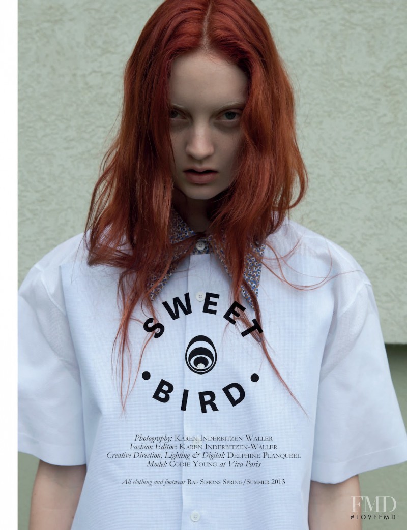 Codie Young featured in Sweet Bird, September 2012