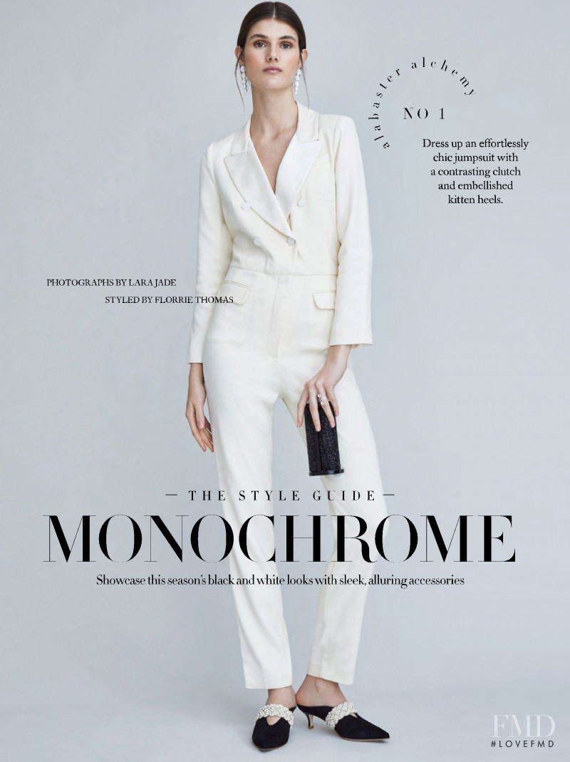 Lucia Lopez featured in Monochrome, June 2019