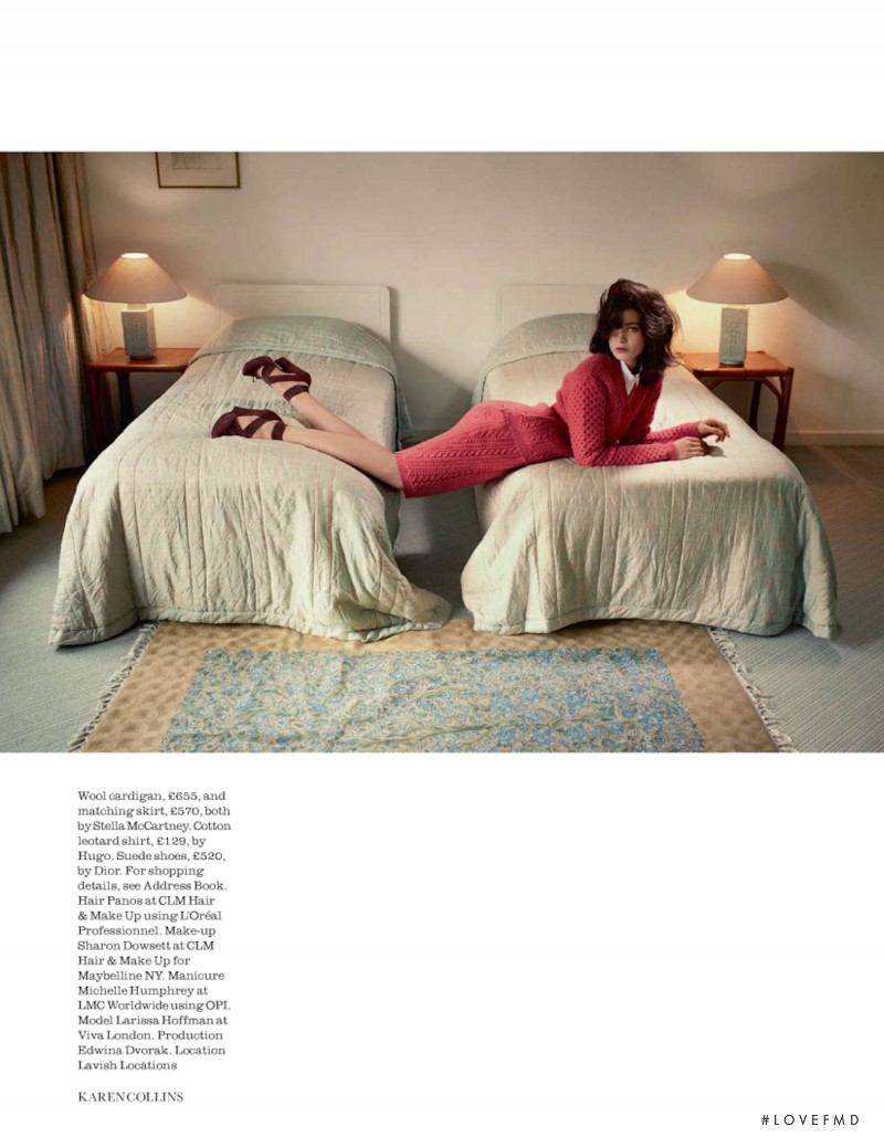 Larissa Hofmann featured in Elegantly Wasted, October 2012