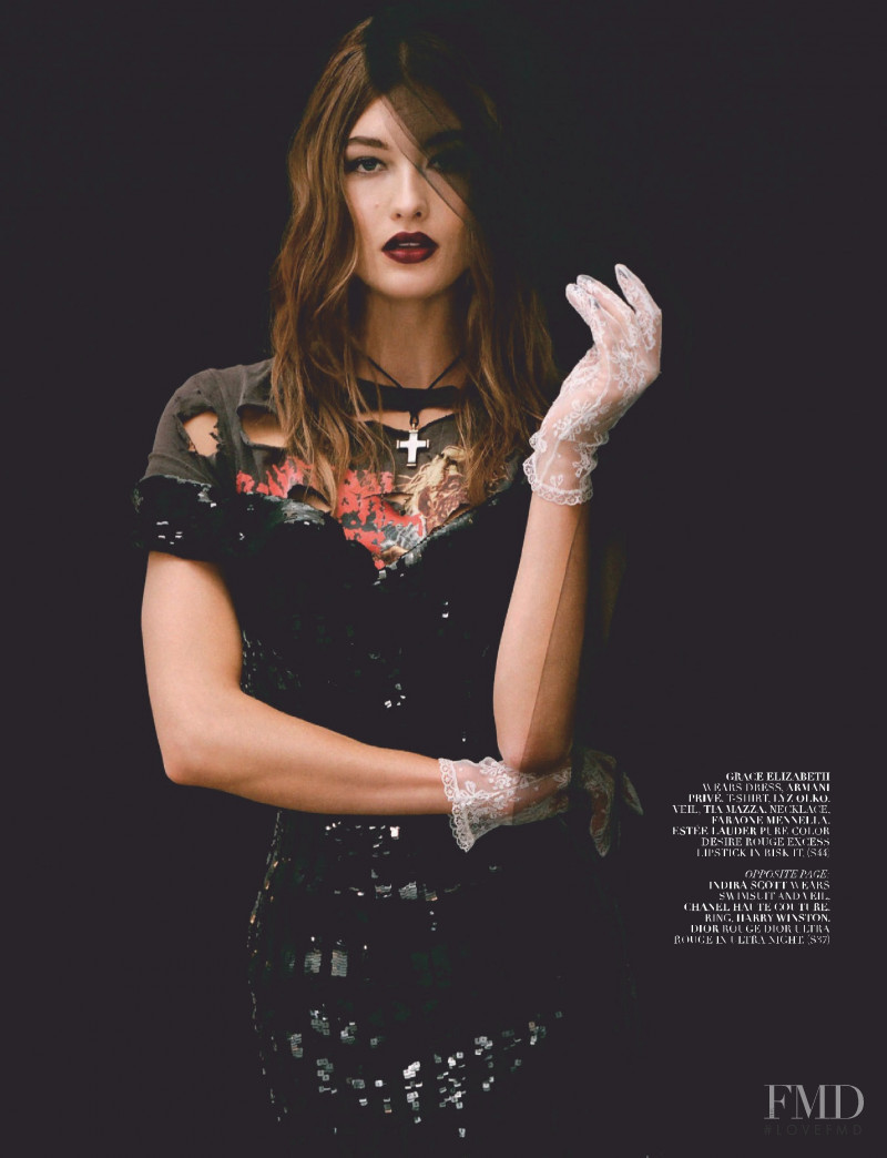 Grace Elizabeth featured in Portrait of a Bride, May 2019