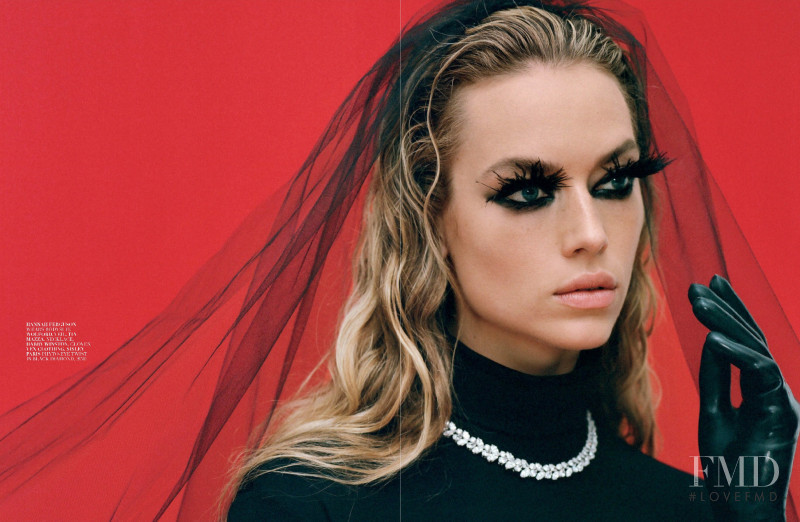 Hannah Ferguson featured in Portrait of a Bride, May 2019