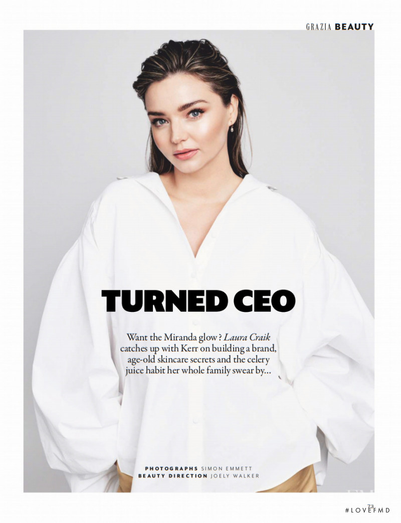 Miranda Kerr featured in The Supermodel Turned CEO, April 2019