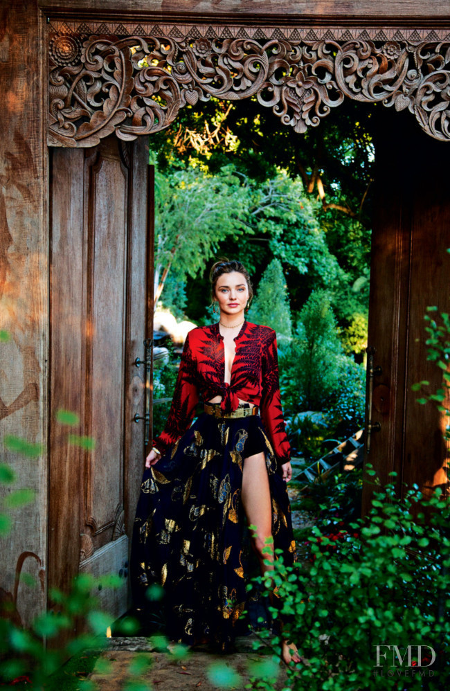 Miranda Kerr featured in Vogue Living, September 2015