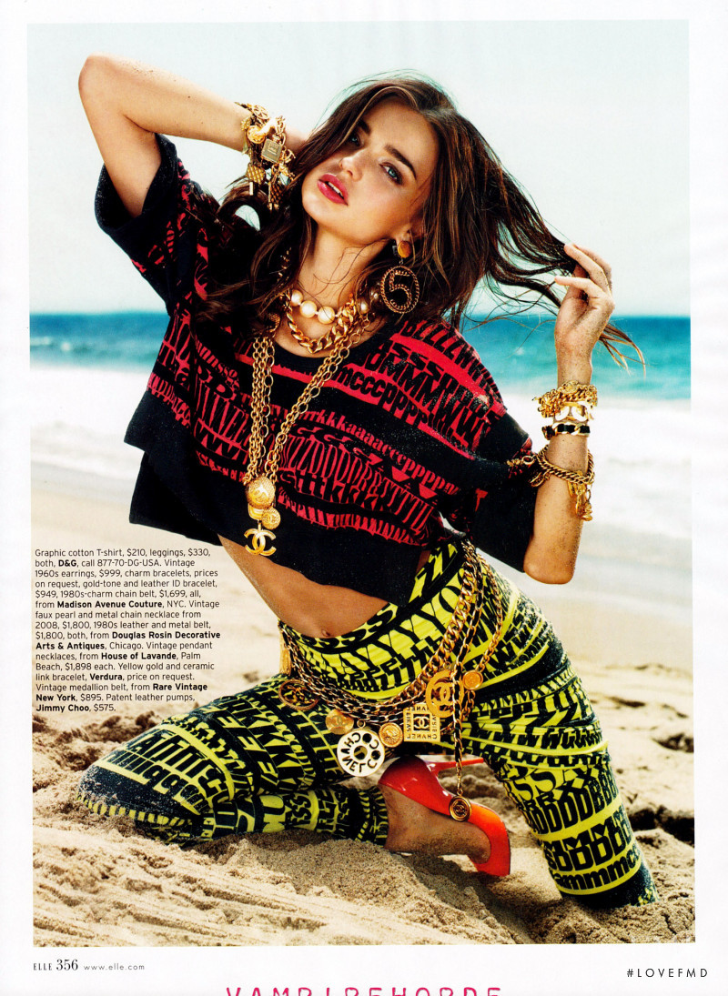 Miranda Kerr featured in The Body Electric, October 2011