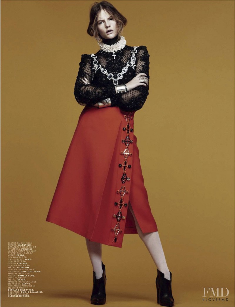 Sara Blomqvist featured in Reine D\'un Jour, October 2012