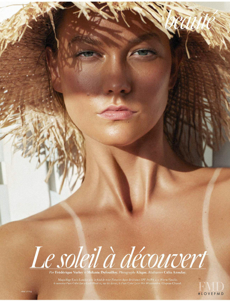 Karlie Kloss featured in Le soleil à découvert, May 2019