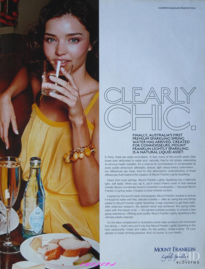 Miranda Kerr featured in Clearly Chic, September 2004