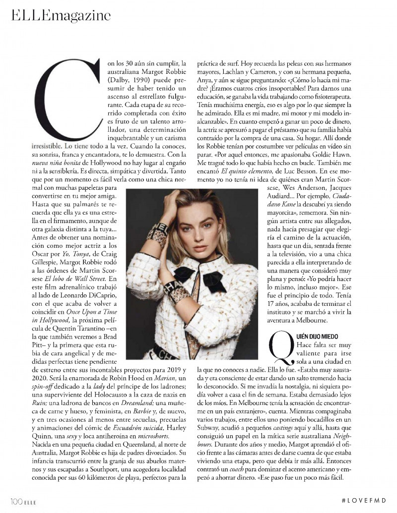 Margot Robbie - La Chica De Oro, April 2019