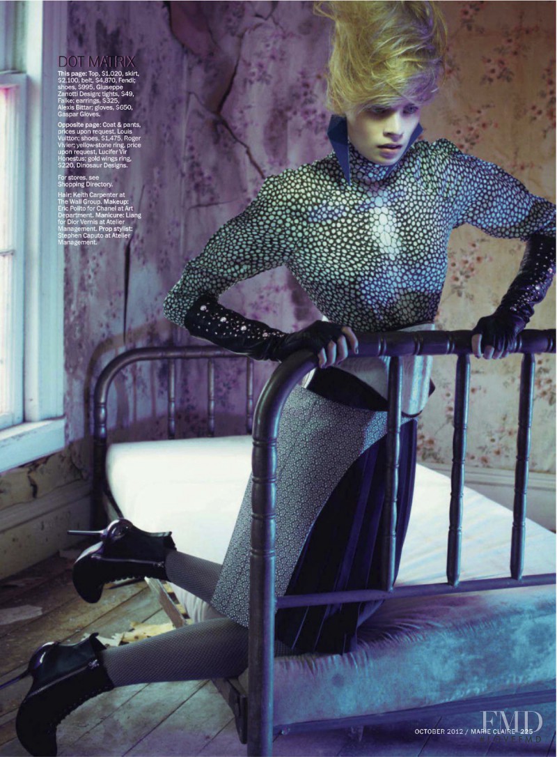 Franziska Frank featured in Sharper Image, October 2012