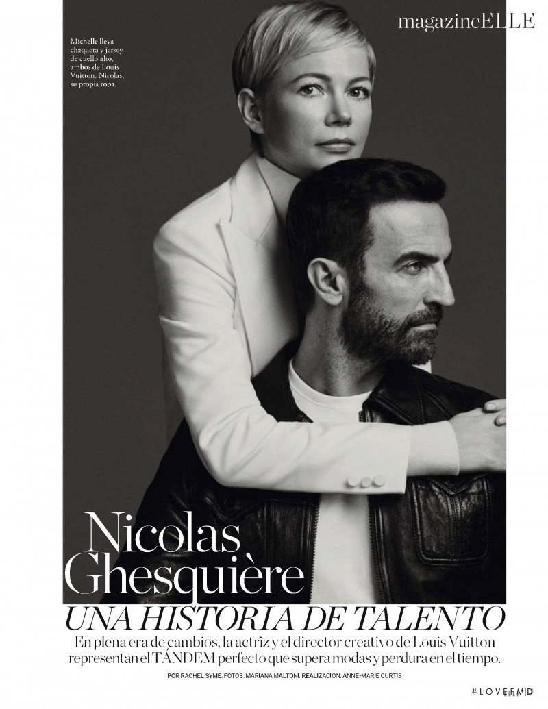 Michelle Williams & Nicolas Ghesquiere, April 2019