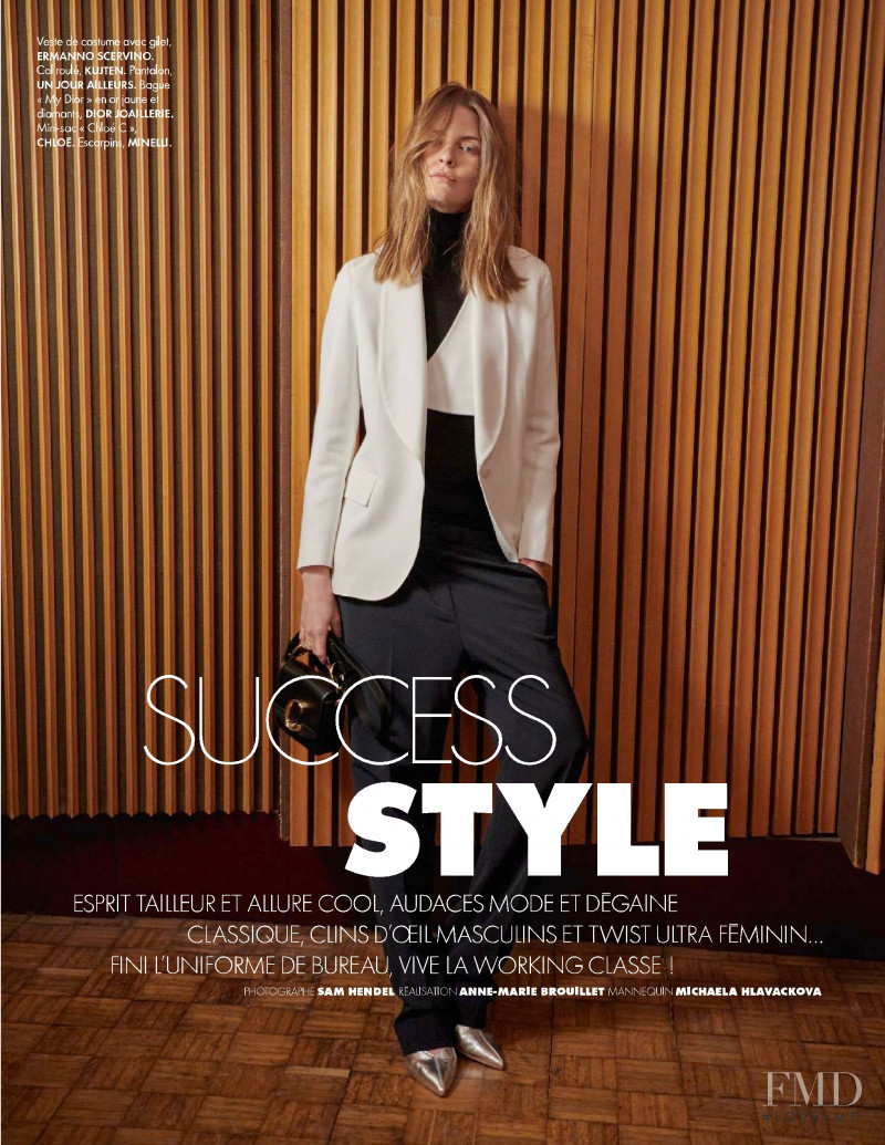 Michaela Hlavackova featured in Sucess Style, April 2019