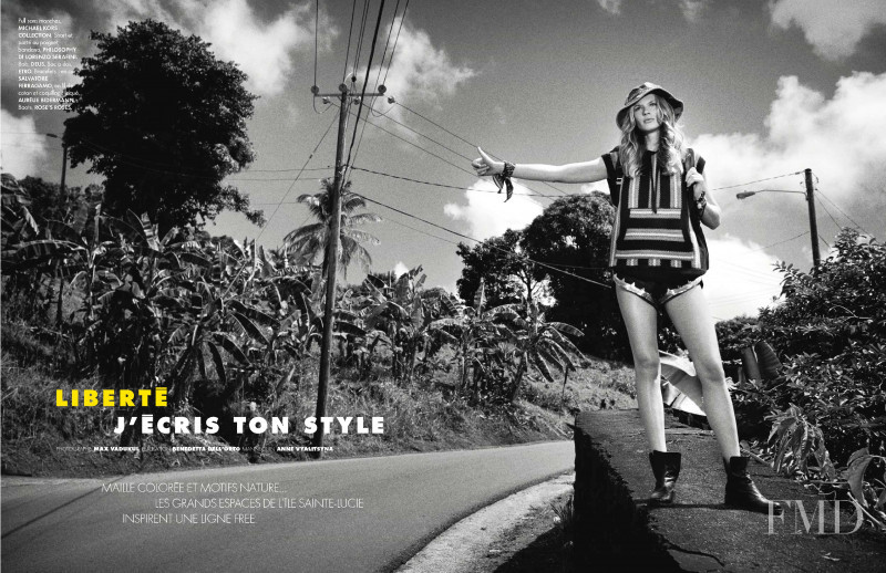 Anne Vyalitsyna featured in Liberte J\'Ecris Ton Style, May 2019