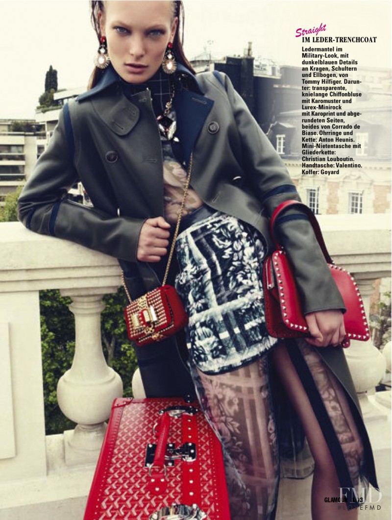 Egle Jezepcikaite featured in Bonjour Madame Pompadour, October 2012