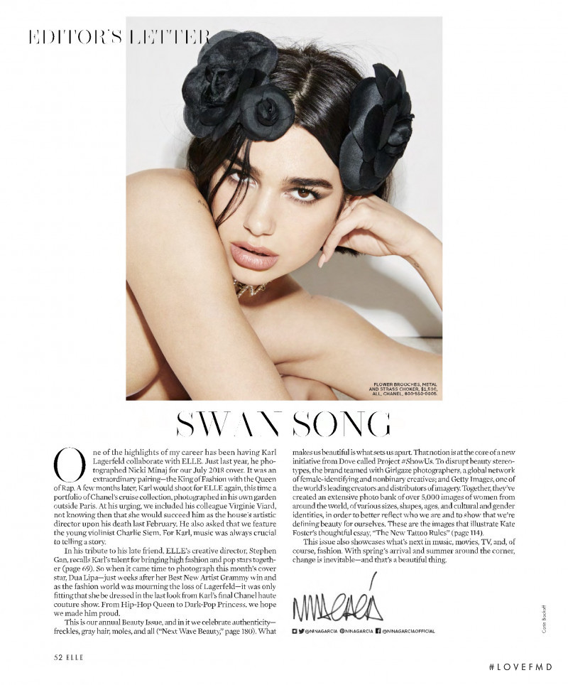 Dua Lipa featured in Dua, May 2019