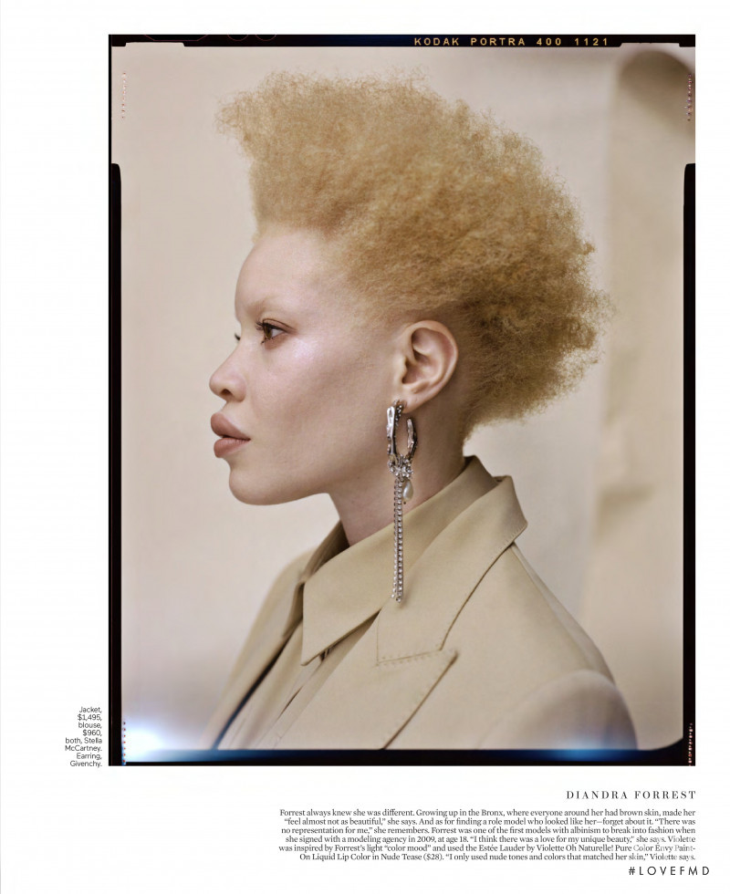 Diandra Forrest featured in Next Wave Beauty, May 2019