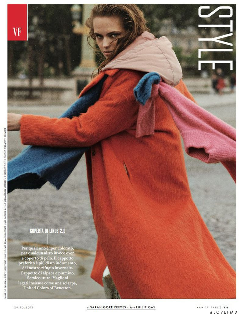 Anna Mila Guyenz featured in Sotto Copertura, October 2018