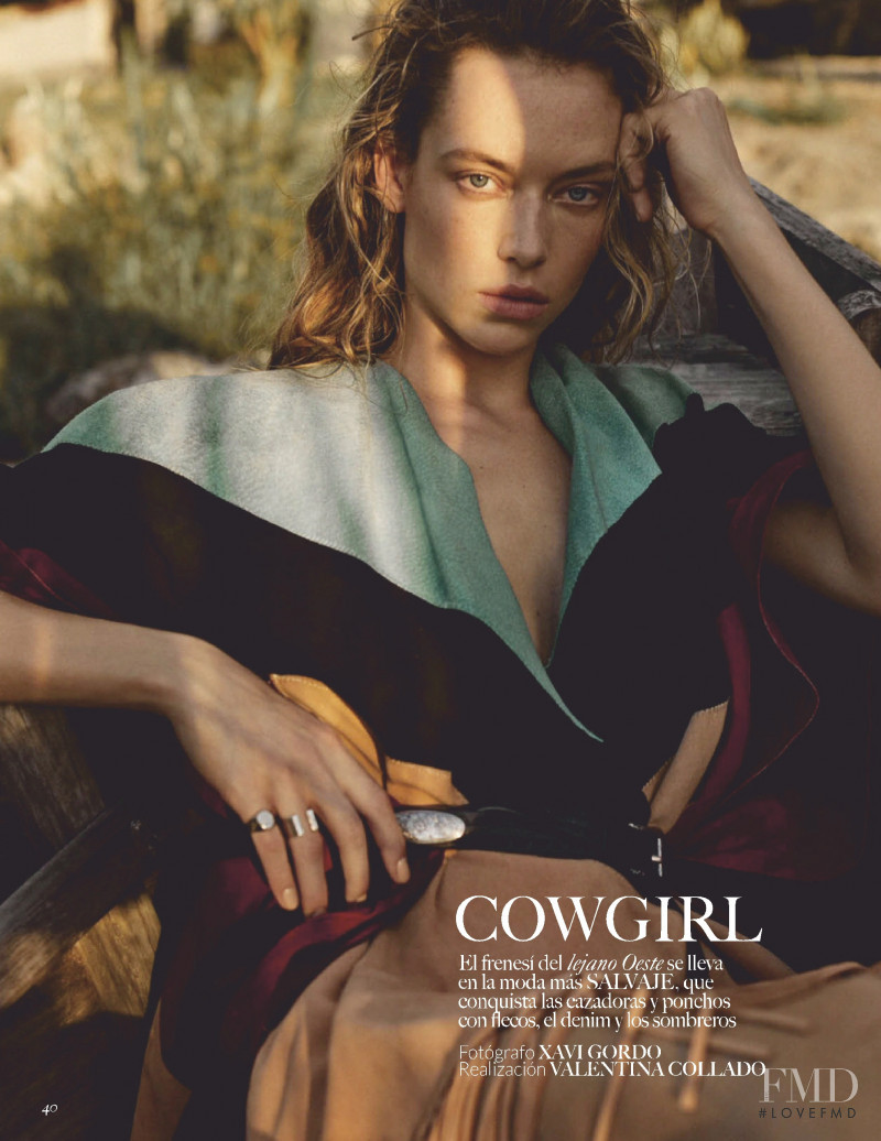 Hannah Ferguson featured in Cowgirl, June 2019
