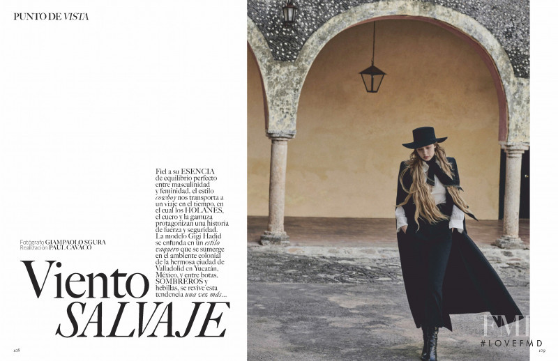 Gigi Hadid featured in Viento Salvaje, June 2019