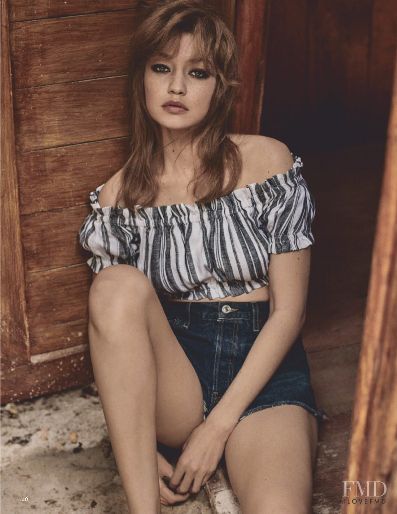 Gigi Hadid featured in Bajo El Sol, June 2019