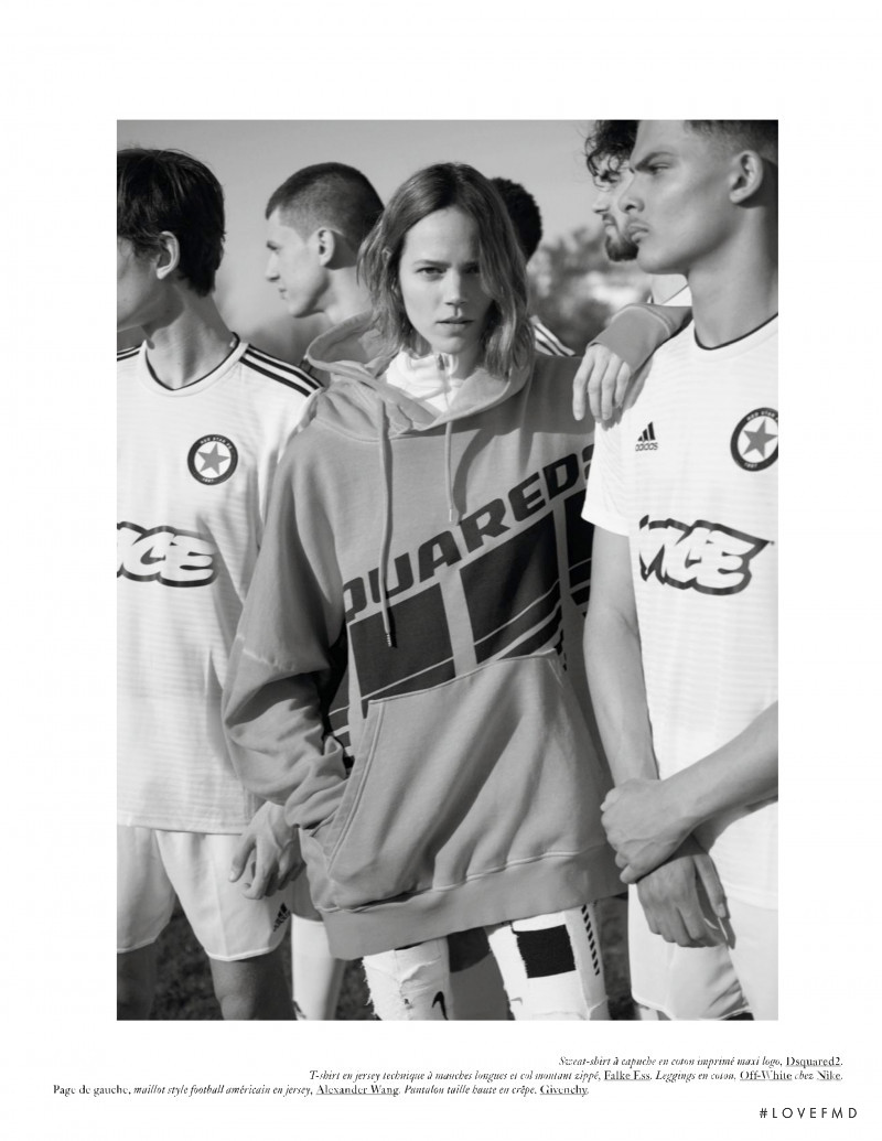 Freja Beha Erichsen featured in Team Spirit, June 2019