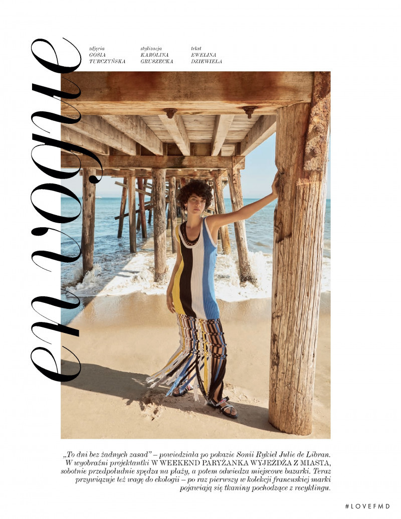 Marine Gaudin featured in En Vogue, June 2019