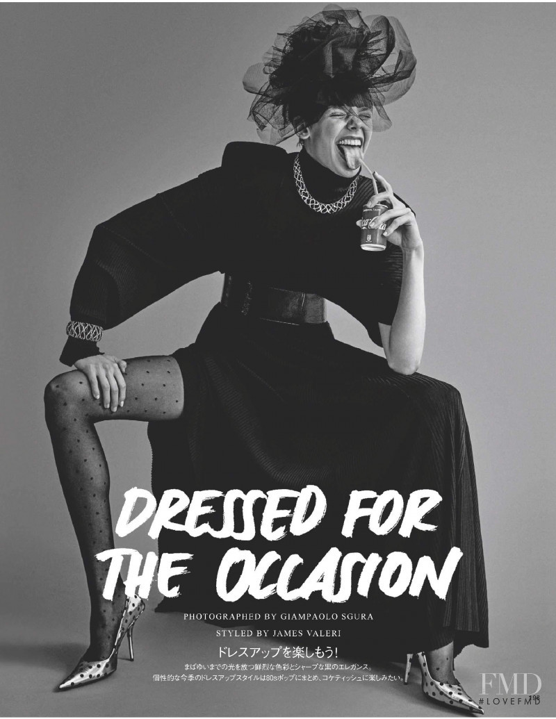 Michi Czastka featured in Dressed for the Occasion, July 2019