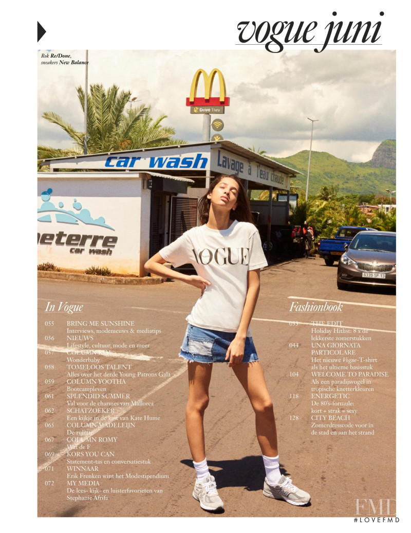 Yasmin Wijnaldum featured in Welcome to Paradise, June 2019