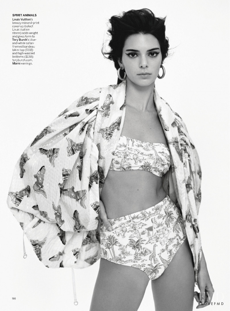 Kendall Jenner featured in Put it in Print, June 2019