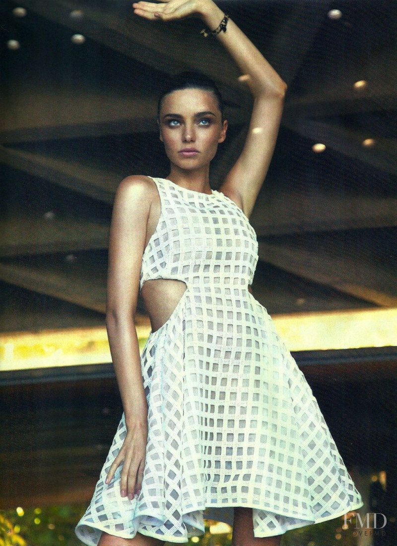 Miranda Kerr featured in Kerr-Pow, August 2011