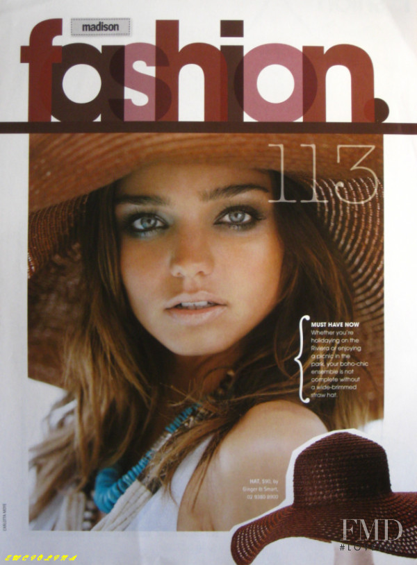 Miranda Kerr featured in Indian Summer, August 2005