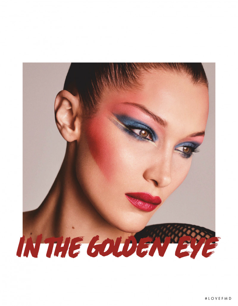 Bella Hadid featured in In the Golden Eye, June 2019