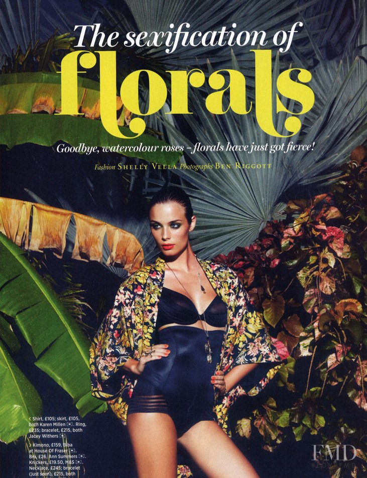 Abi Fox featured in The sexification of florals, March 2012