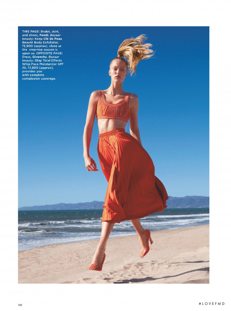 Abby Champion featured in Pleats Please, June 2019