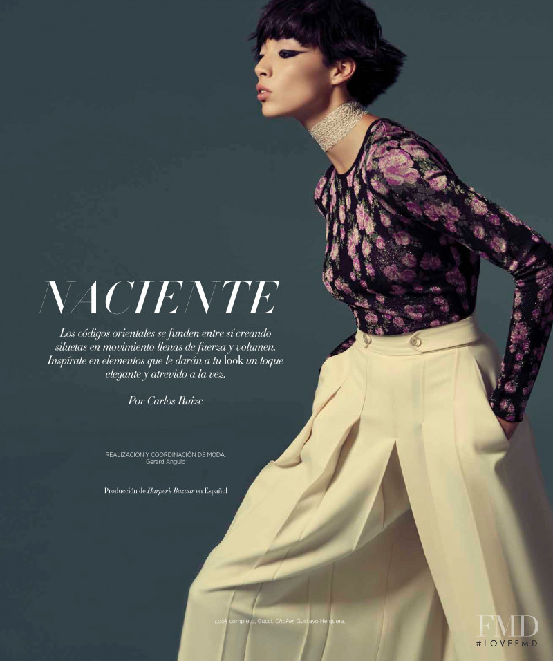 Daniela Dominique featured in Sol Naciente, November 2017