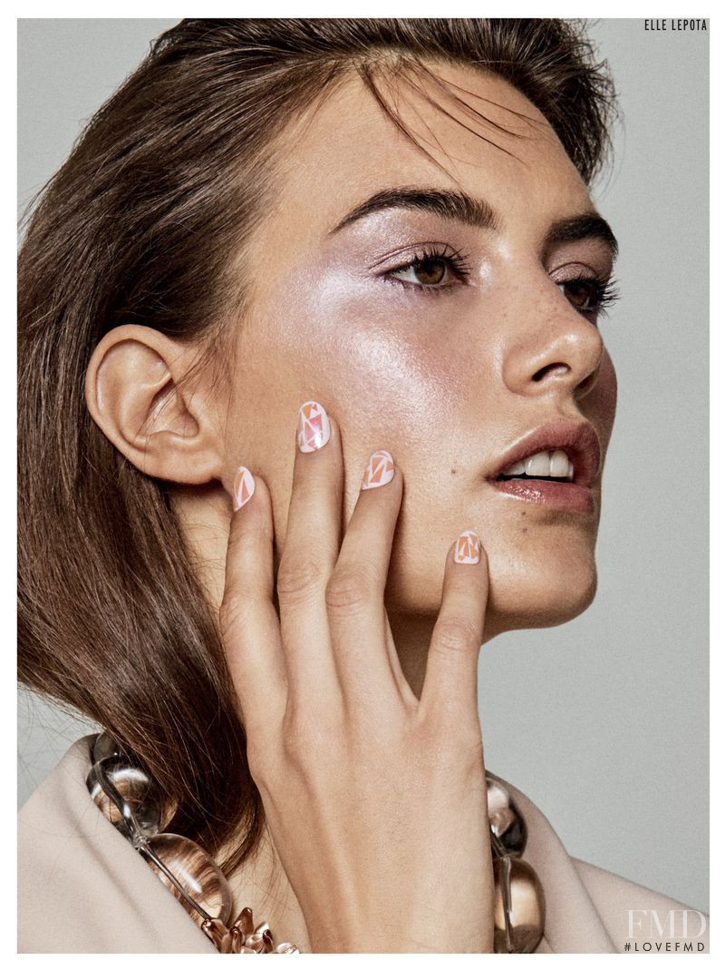 Ronja Furrer featured in Elle Slovenia Beauty (Ronja Furrer), January 2019