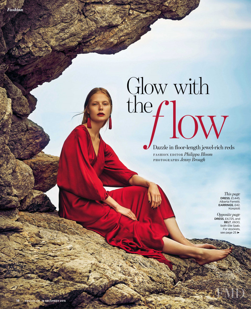 Sofie Theobald featured in Glow with the flow, December 2016